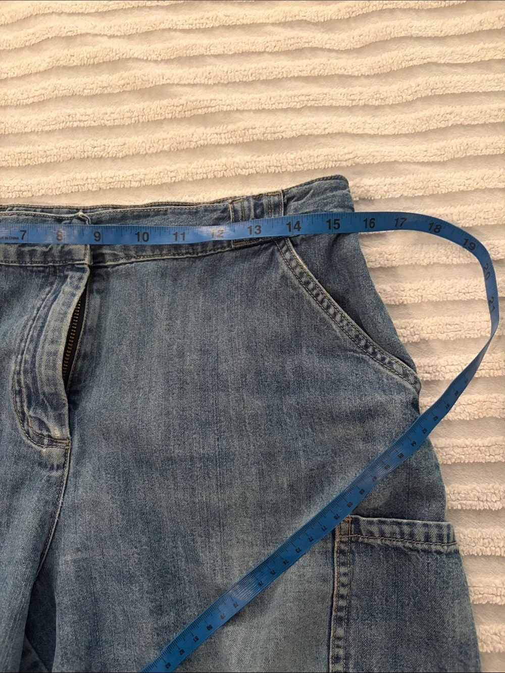 J Jill Denim Cargo Shorts size 8